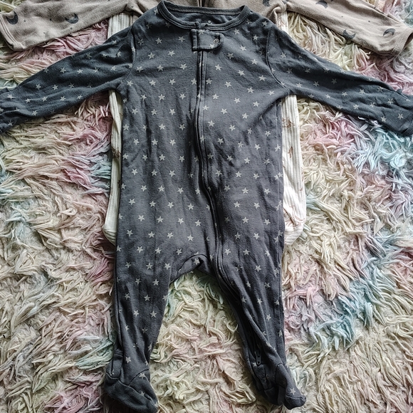 Carter's Kids One Pieces - White, Beige, Gray - Picture 2 of 7